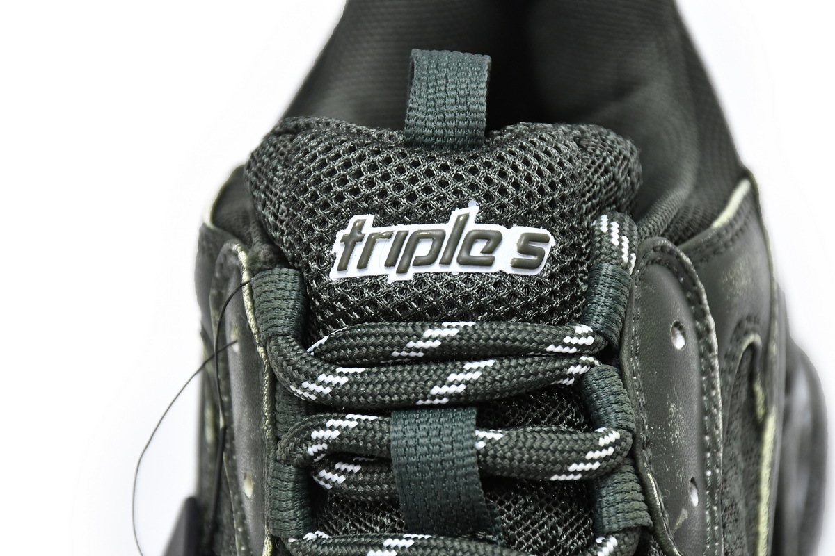 Balenciaga Triple S Faded Green