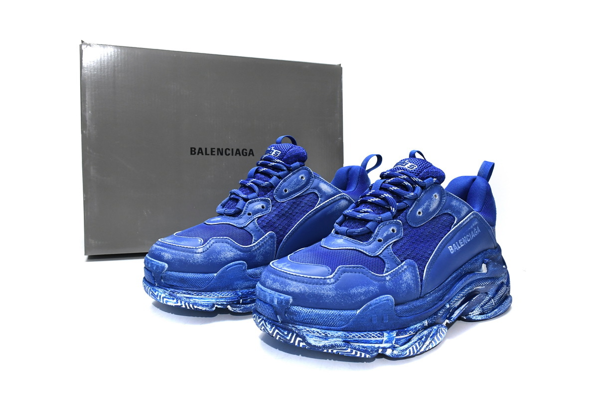 Balenciaga Triple S Faded Blue