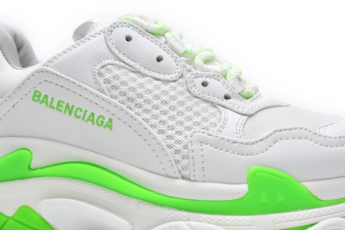 Balenciaga Triple S Fluo Green White
