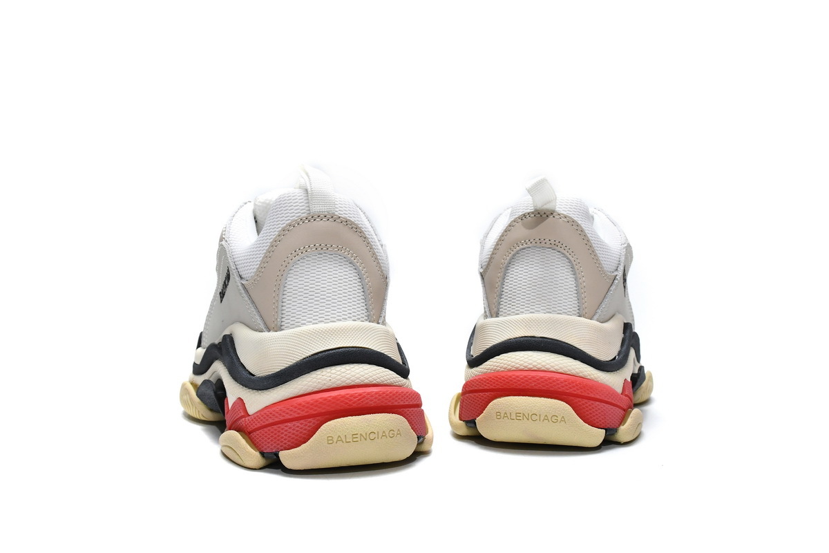 Balenciaga Triple S White Red