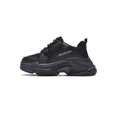 Balenciaga Triple S Triple Black (2018 Reissue) (Pre-Distressed) 01