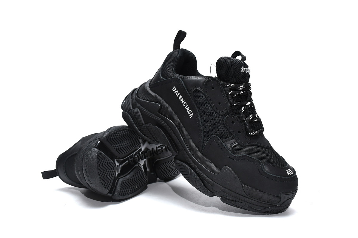 Balenciaga Triple S Clear Sole Black