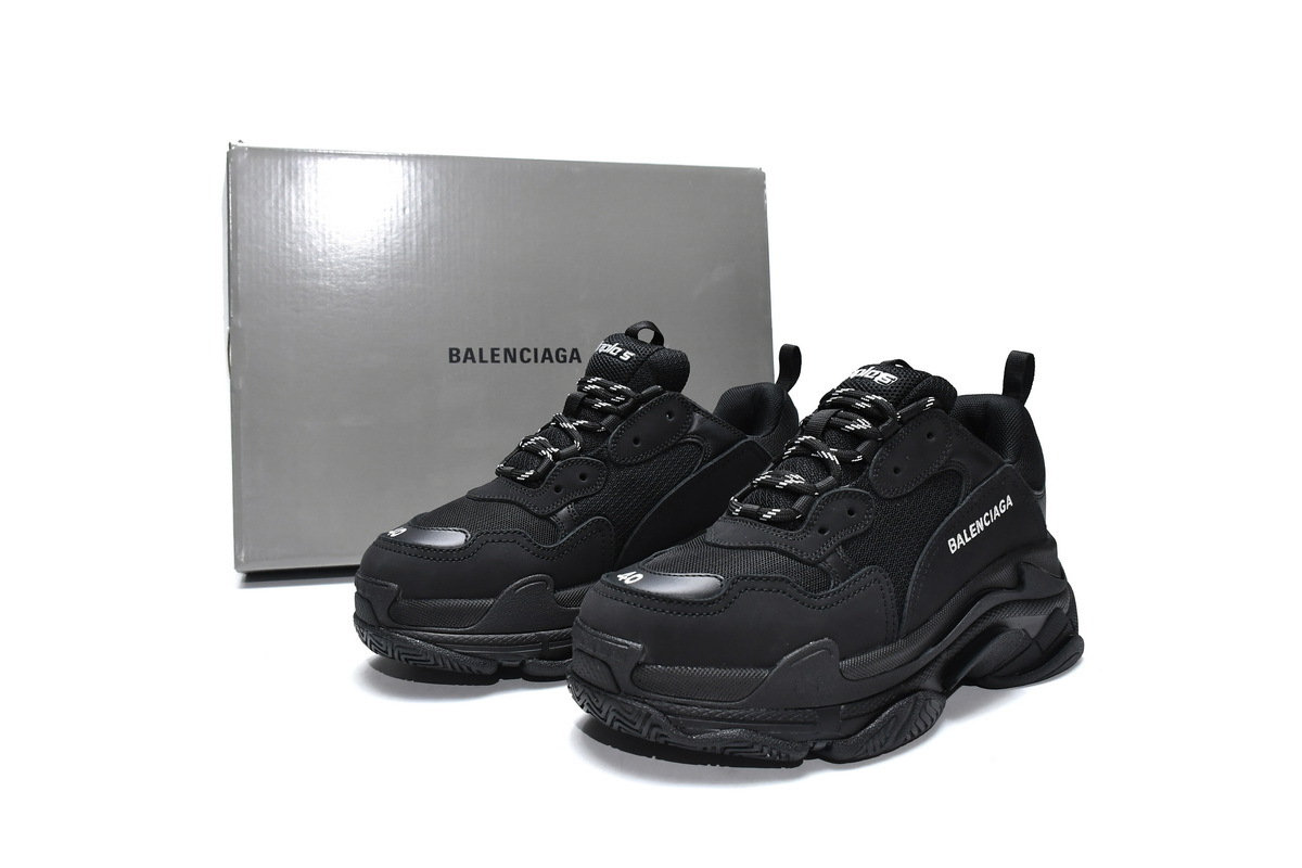 Balenciaga Triple S Clear Sole Black