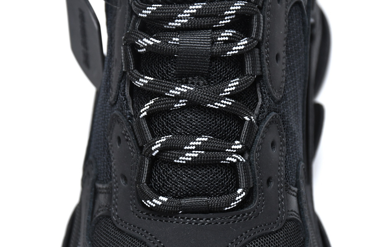 Balenciaga Triple S Clear Sole Black