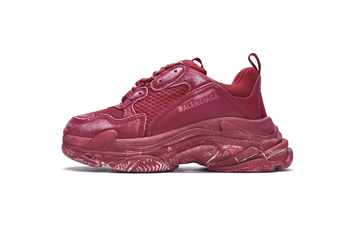 Balenciaga Triple S Faded Red