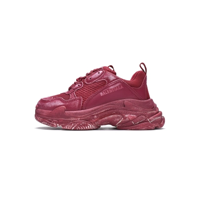 Balenciaga Triple S Faded Red 01
