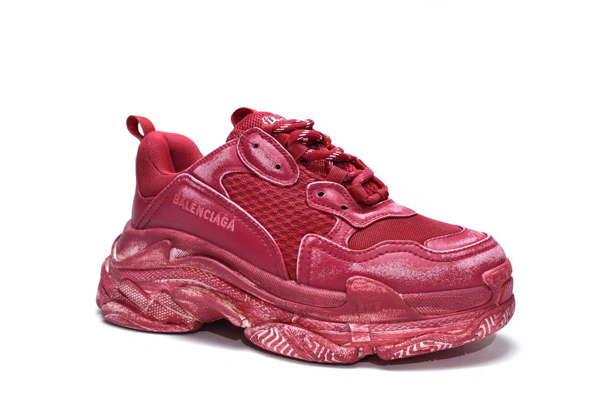 Balenciaga Triple S Faded Red