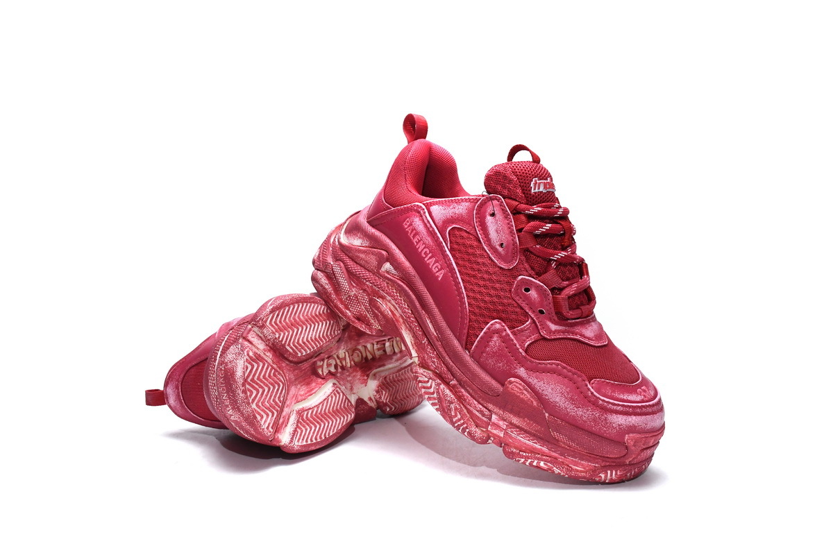 Balenciaga Triple S Faded Red