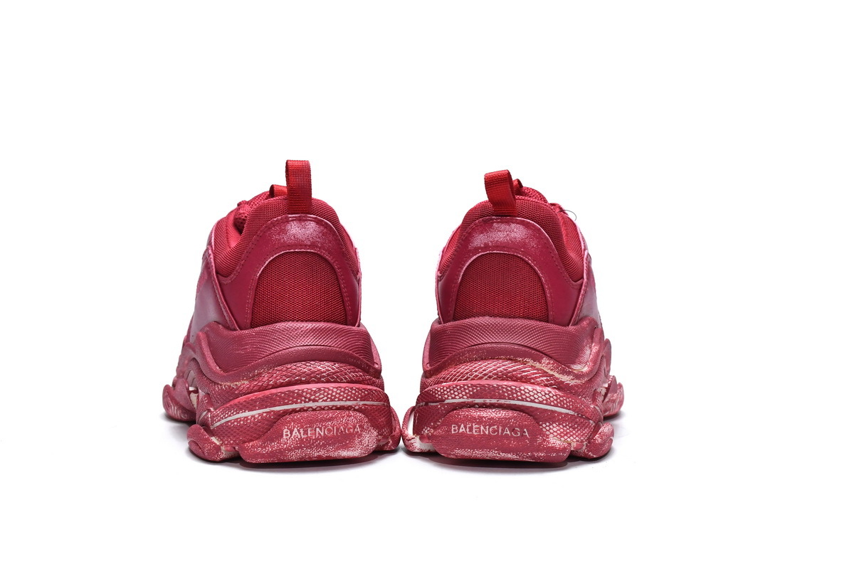 Balenciaga Triple S Faded Red