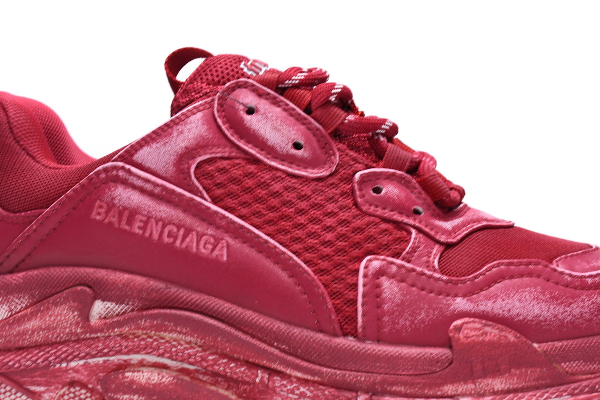 Balenciaga Triple S Faded Red