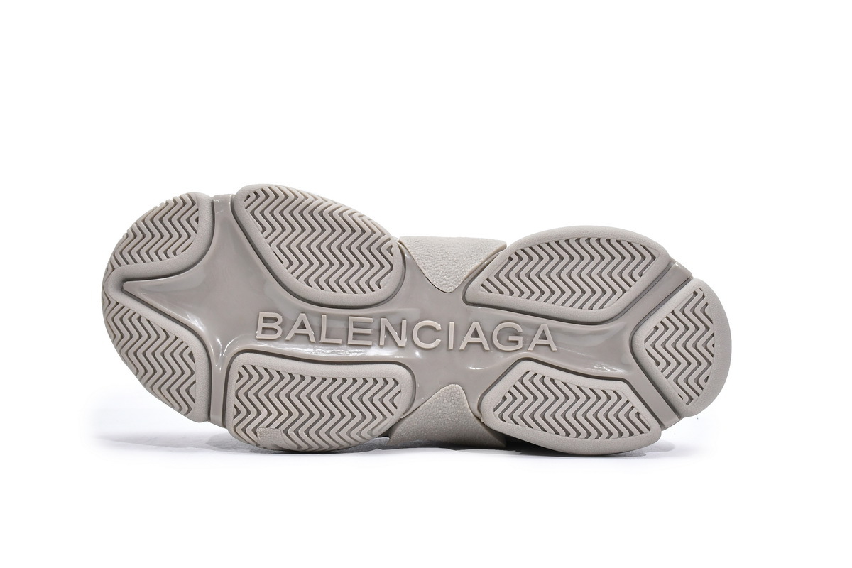 Balenciaga All Over Logo Triple S Beige