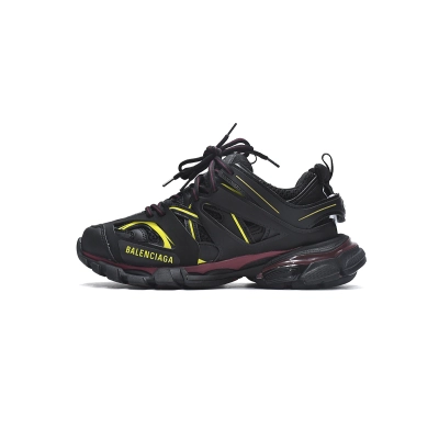 Balenciaga Track Trainers 3nd Generaltion No Led Black Bordeaux 01