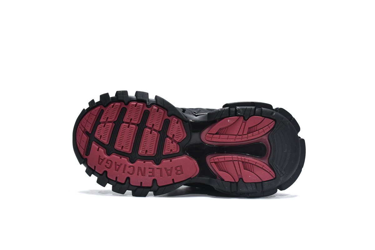 Balenciaga Track Trainers 3nd Generaltion No Led Black Bordeaux