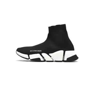 Balenciaga Speed 2.0 Black White 01