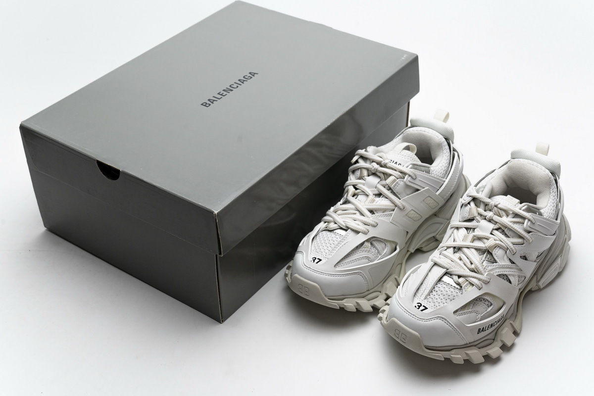 Balenciaga Track White 542436 W1GB7 6509 with LED