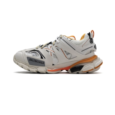 Balenciaga Track White Orange 542436 W1GB7 9059 with LED 01