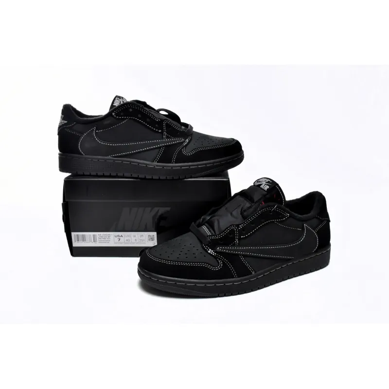 Jordan 1 Retro Low OG SP Travis Scott Black Phantom