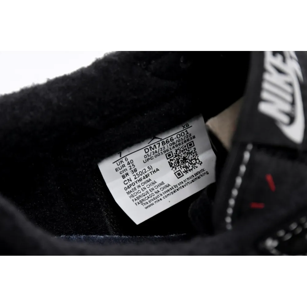 Jordan 1 Retro Low OG SP Travis Scott Black Phantom