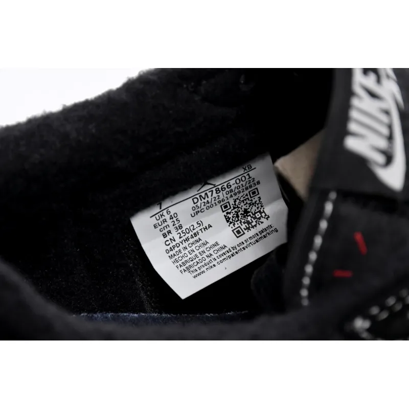 Jordan 1 Retro Low OG SP Travis Scott Black Phantom