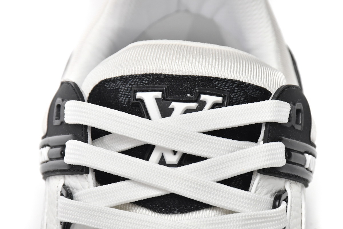 Louis Vuitton LV Trainer White Black White
