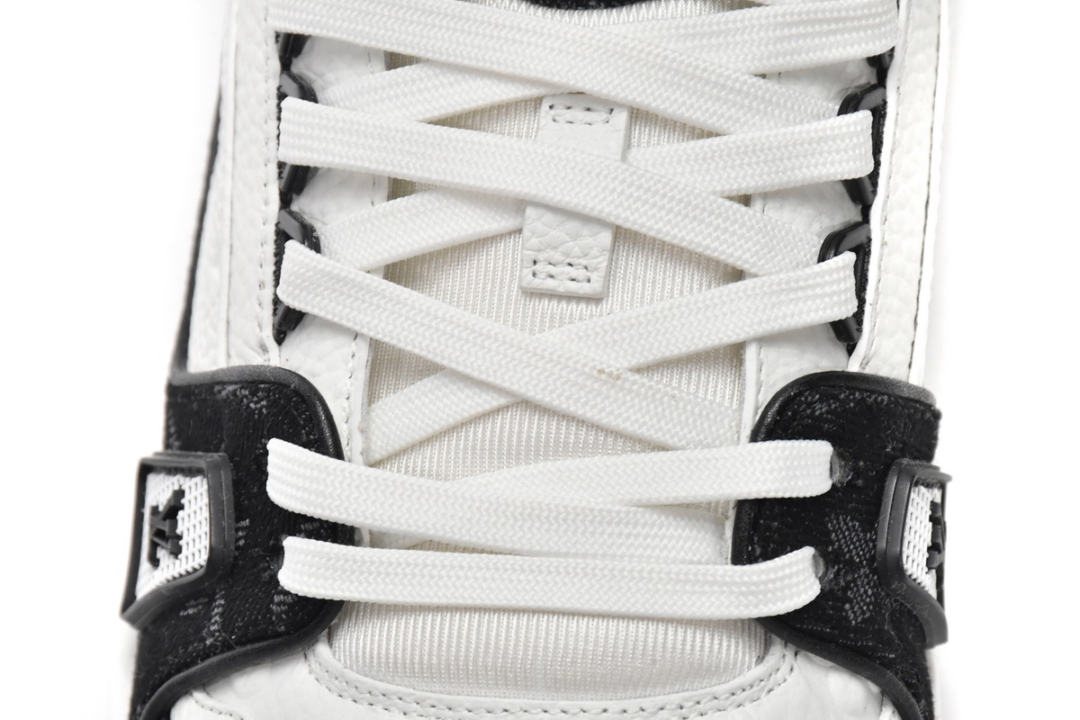 Louis Vuitton LV Trainer White Black White