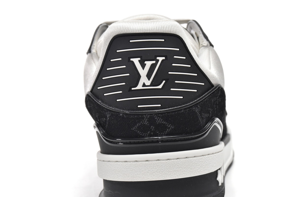 Louis Vuitton LV Trainer White Black White