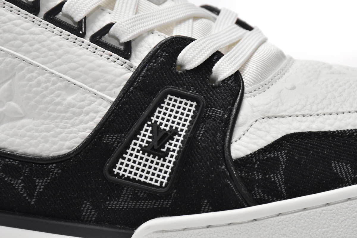 Louis Vuitton LV Trainer White Black White