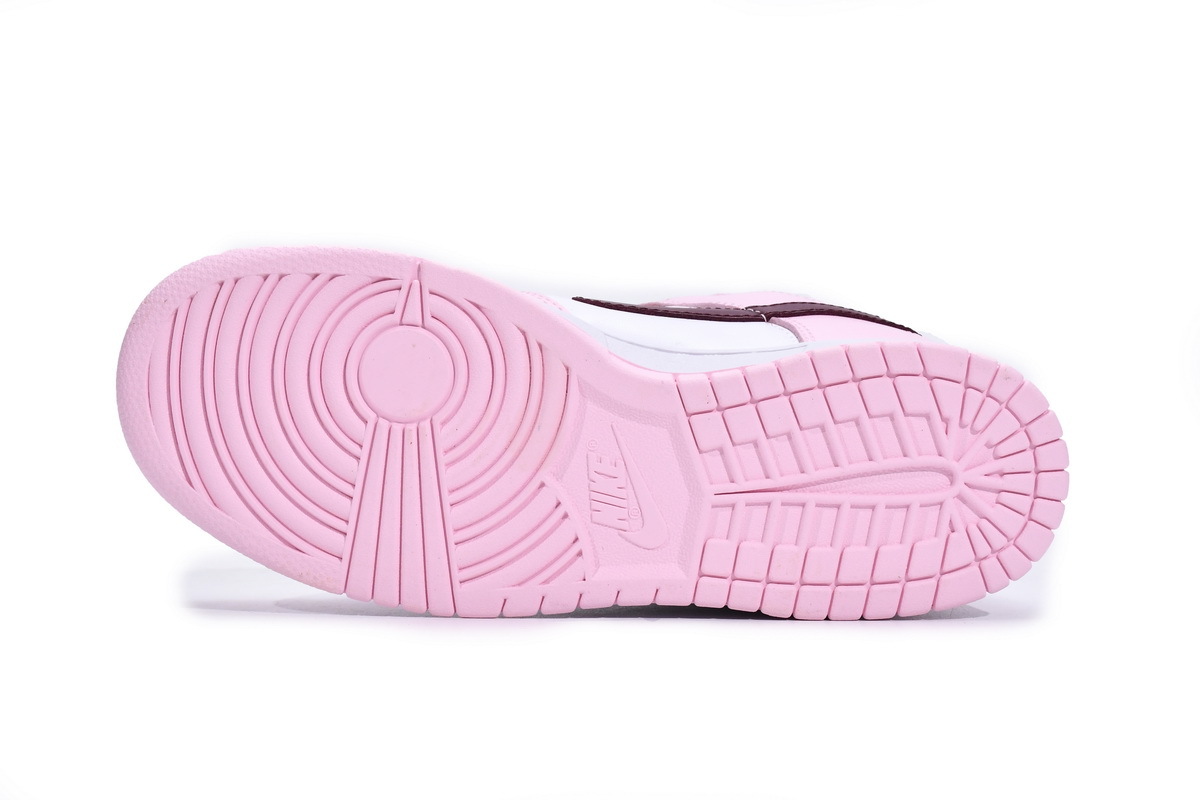 Nike Dunk Low Pink Foam Red White (GS) (Mid Quality)