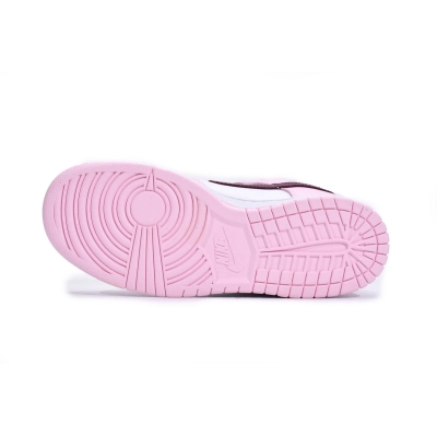 Nike Dunk Low Pink Foam Red White (GS) (Mid Quality) 02