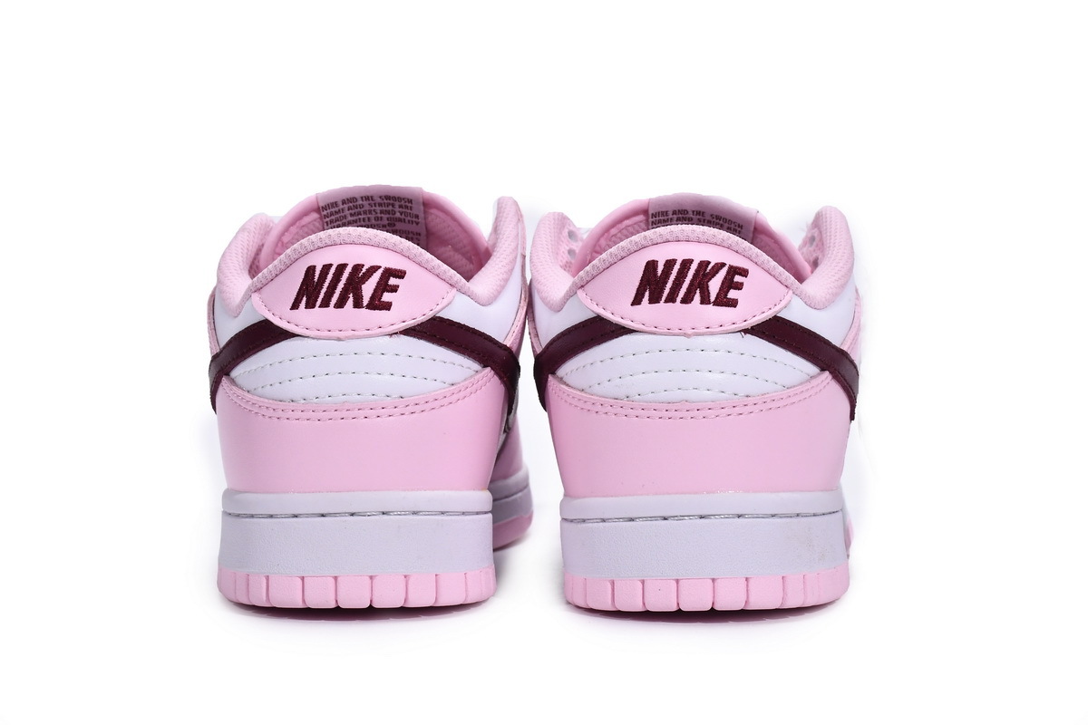 Nike Dunk Low Pink Foam Red White (GS) (Mid Quality)
