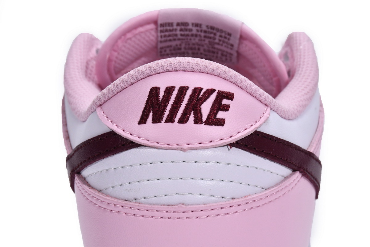 Nike Dunk Low Pink Foam Red White (GS) (Mid Quality)
