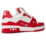 Louis Vuitton Trainer #54 Signature Red White