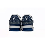 Louis Vuitton LV Trainer Monogram Denim White Blue
