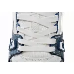 Louis Vuitton LV Trainer Monogram Denim White Blue