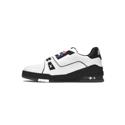 Louis Vuitton LV Trainer Black White 01