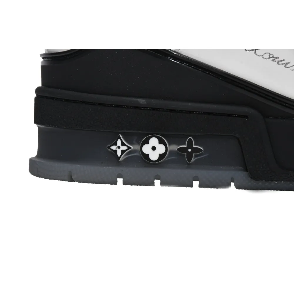 Louis Vuitton LV Trainer Black White