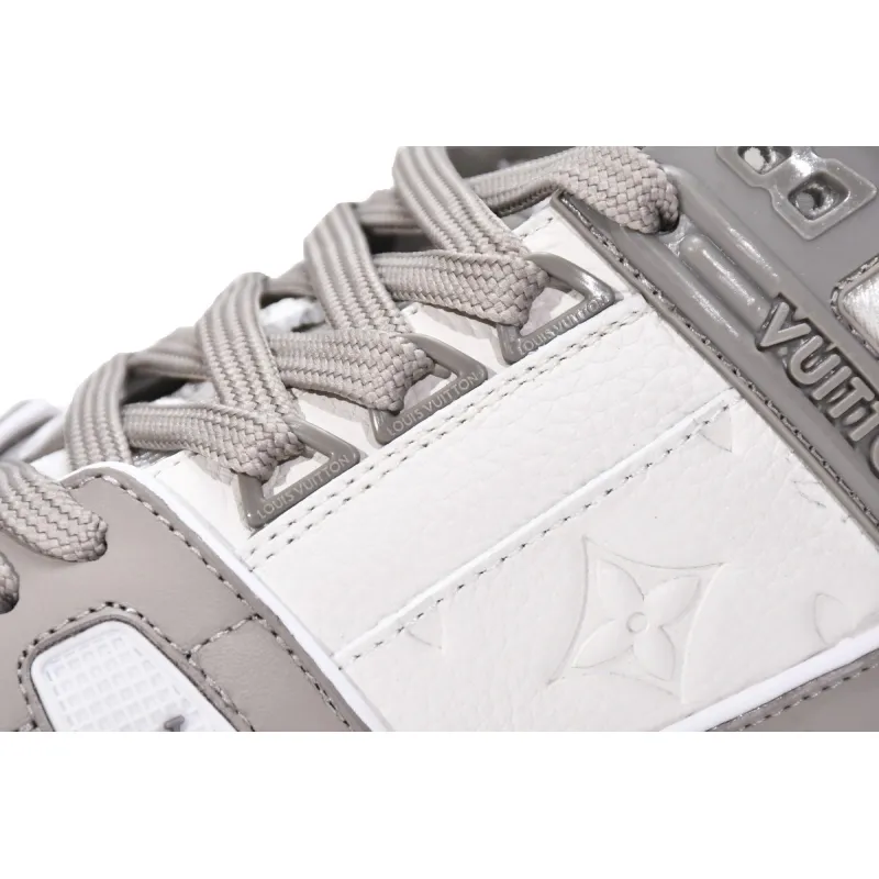 Louis Vuitton LV Trainer Grey White