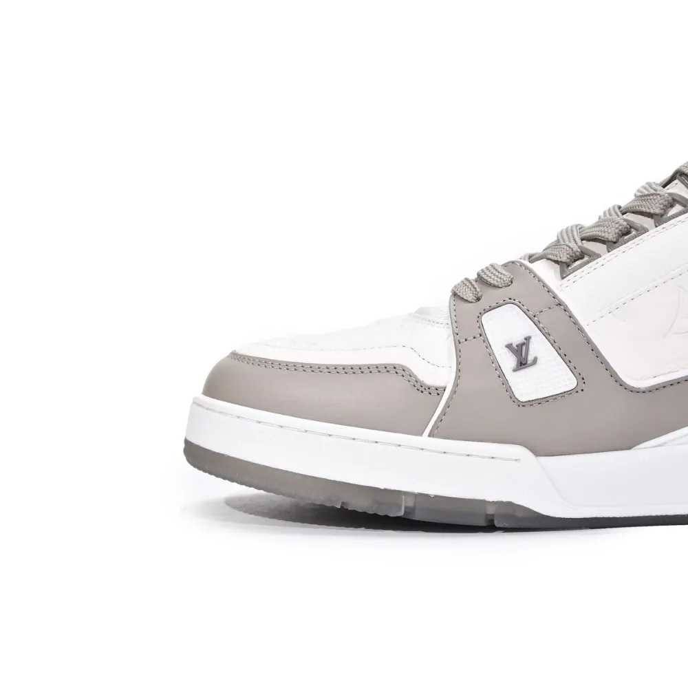 Louis Vuitton LV Trainer Grey White