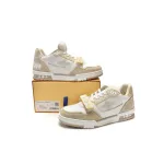 Louis Vuitton LV Trainer Beige Cloth Cover