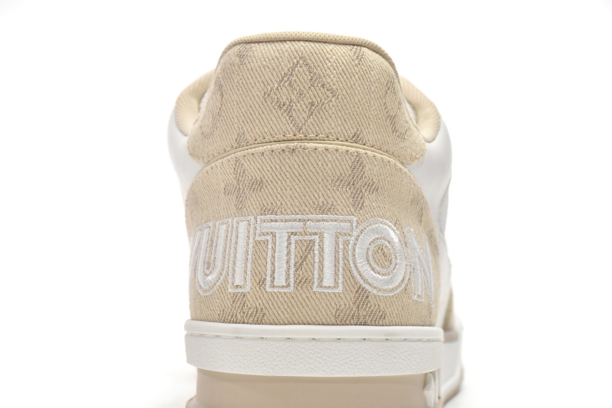 Louis Vuitton LV Trainer Beige Cloth Cover