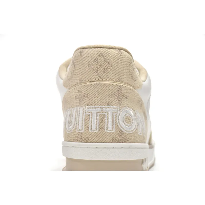 Louis Vuitton LV Trainer Beige Cloth Cover