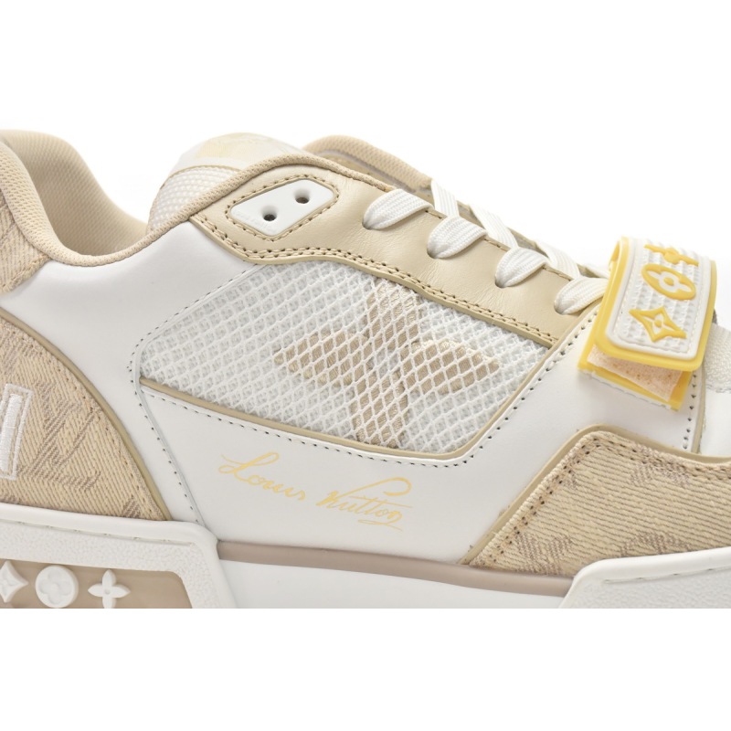 Louis Vuitton LV Trainer Beige Cloth Cover