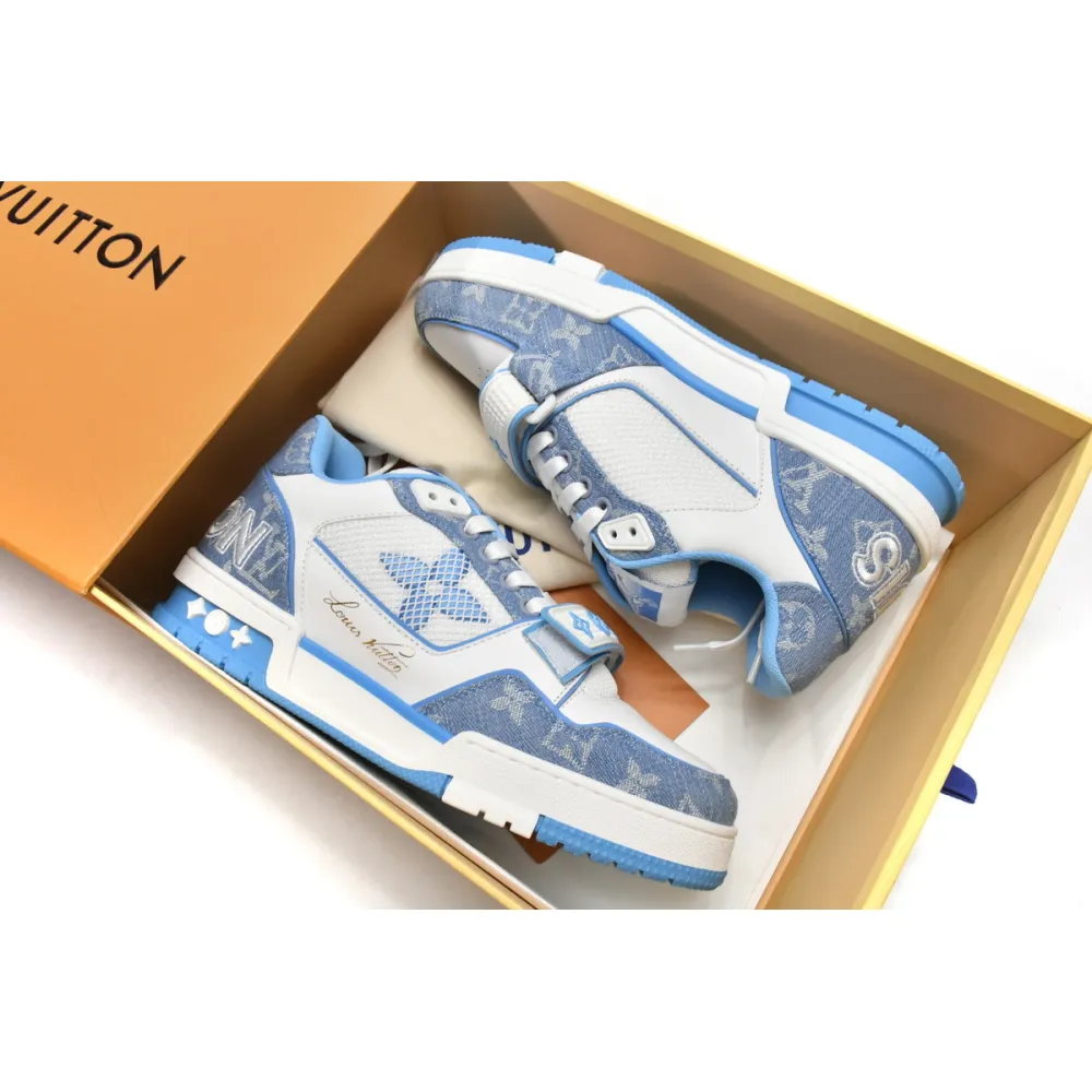 Louis Vuitton Trainer Monogram Denim