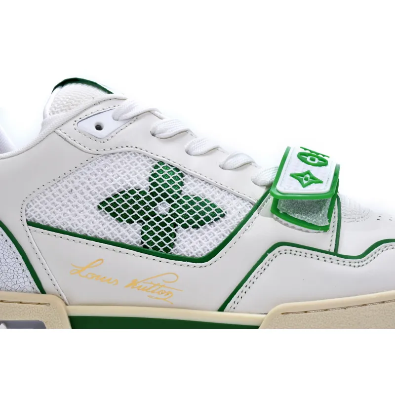 Louis Vuitton Trainer Green Mesh