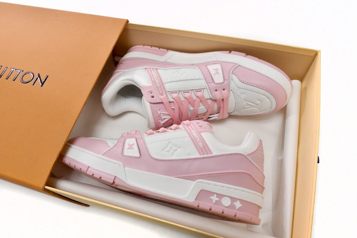 Louis Vuitton Trainer Pink Rose