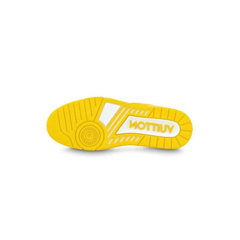 Louis Vuitton Trainer Yellow White Monogram