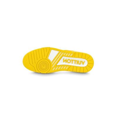 Louis Vuitton Trainer Yellow White Monogram 02