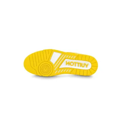 Louis Vuitton Trainer Yellow White Monogram 02