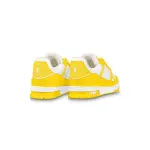 Louis Vuitton Trainer Yellow White Monogram
