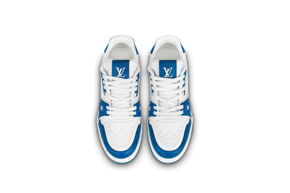 Louis Vuitton Trainer #54 Signature Blue White
